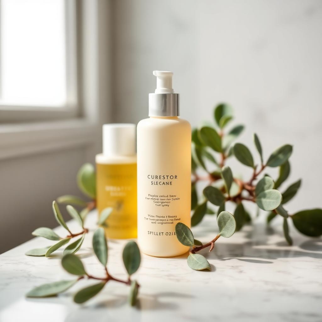 Skincare product hero